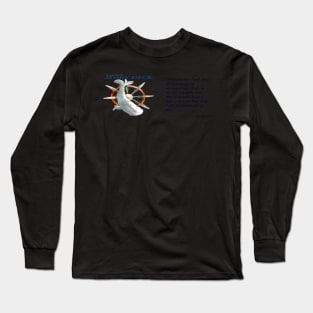 Moby Dick Image and Text Long Sleeve T-Shirt